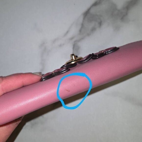 Coach Slim Envelope Wallet In Signature Canvas With Butterfly Appliques - Picture 6 of 9